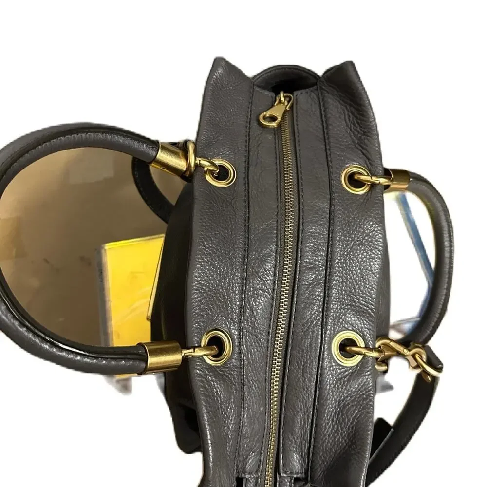 Excellent Marc by Marc Jacobs Too Hot to‎ Handle Shopper Gray Leather Bag